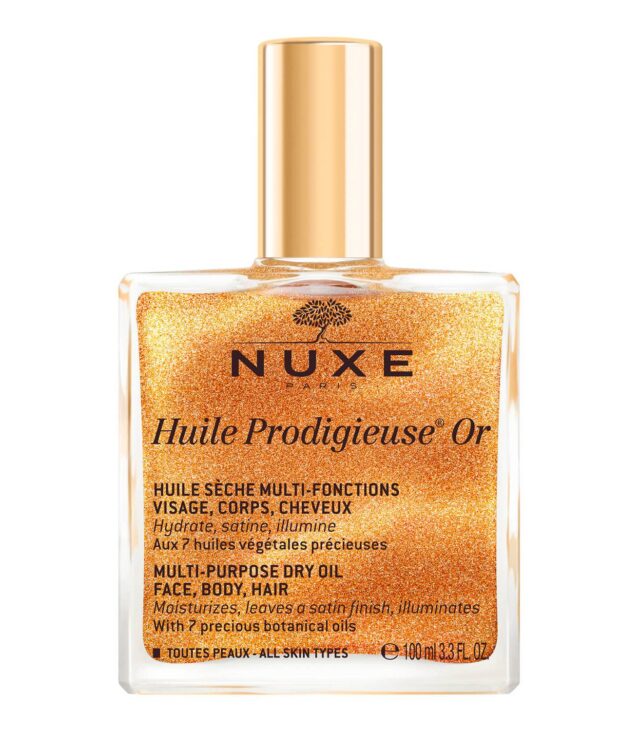 Nuxe Multi Purpose Dry Oil Face, Body & Hair - Shimmering