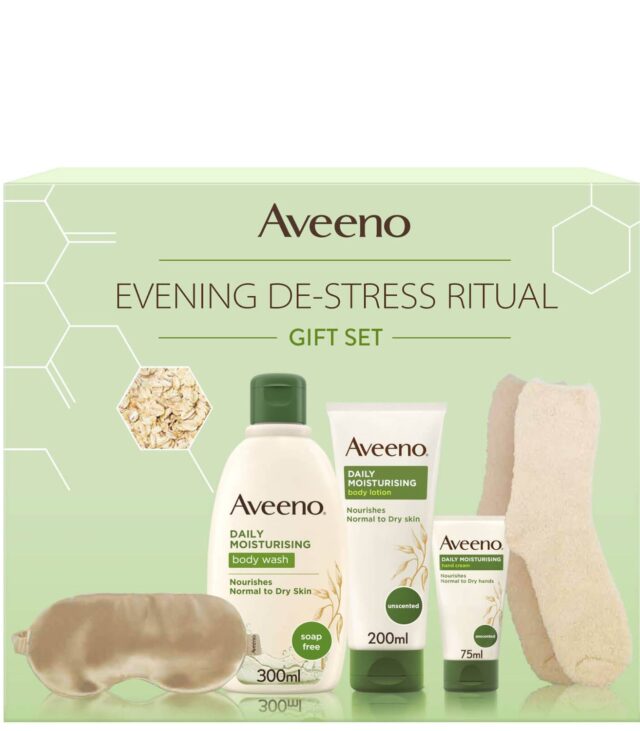 Aveeno Evening De-Stress Ritual Gift Set