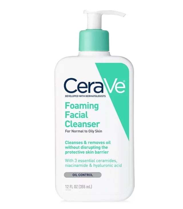 Cerave Foaming Facial Cleanser FOR NORMAL TO OILY SKIN