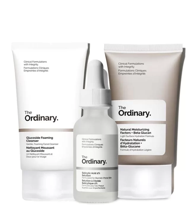 The Ordinary - The Clear Set for blemish/acne prone skin