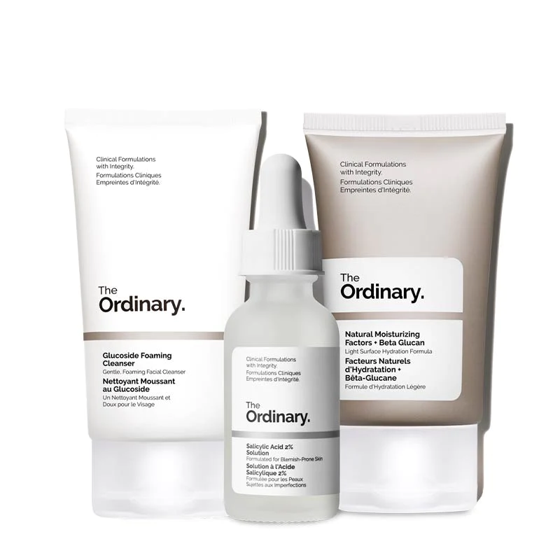 The Ordinary - The Clear Set for blemish/acne prone skin