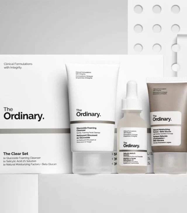The Ordinary - The Clear Set for blemish/acne prone skin